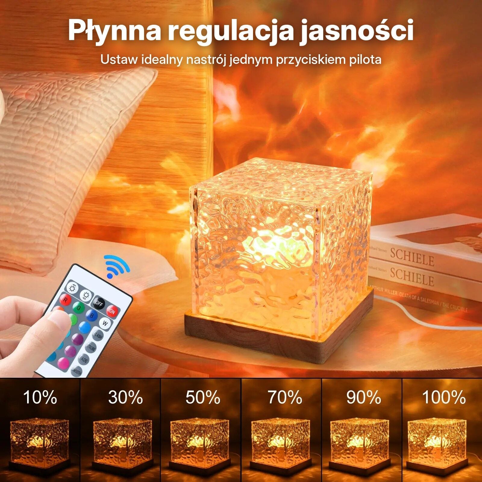 Płynna regulacja jasności od 10 do 100%